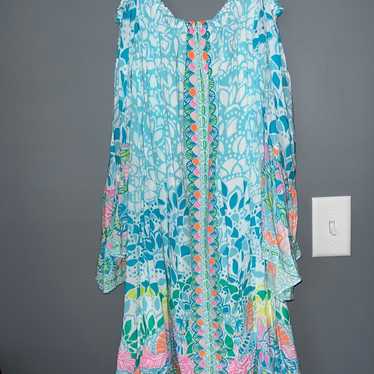 Lilly Pulitzer Nevie Off-The-Shoulder Dress - image 1