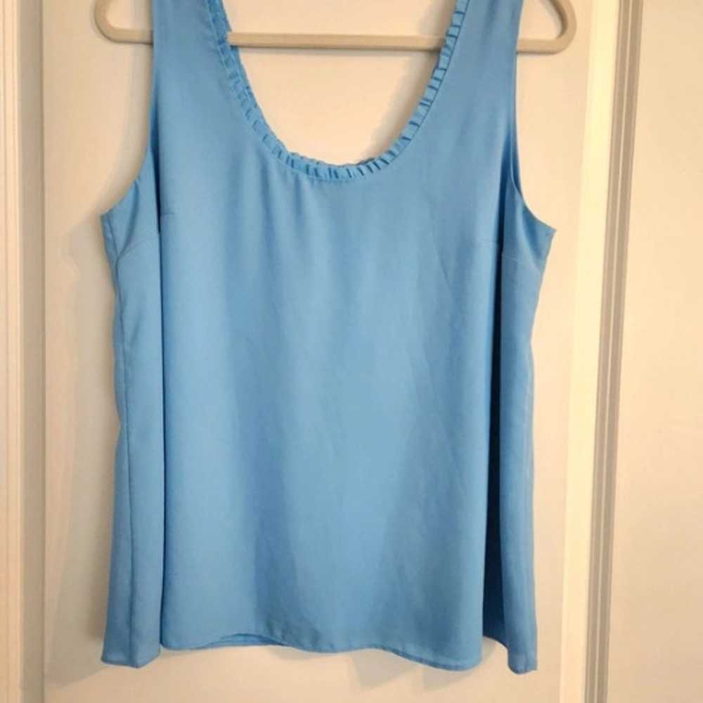 Lilly Pulitzer Lined Blue Tank Top - image 1