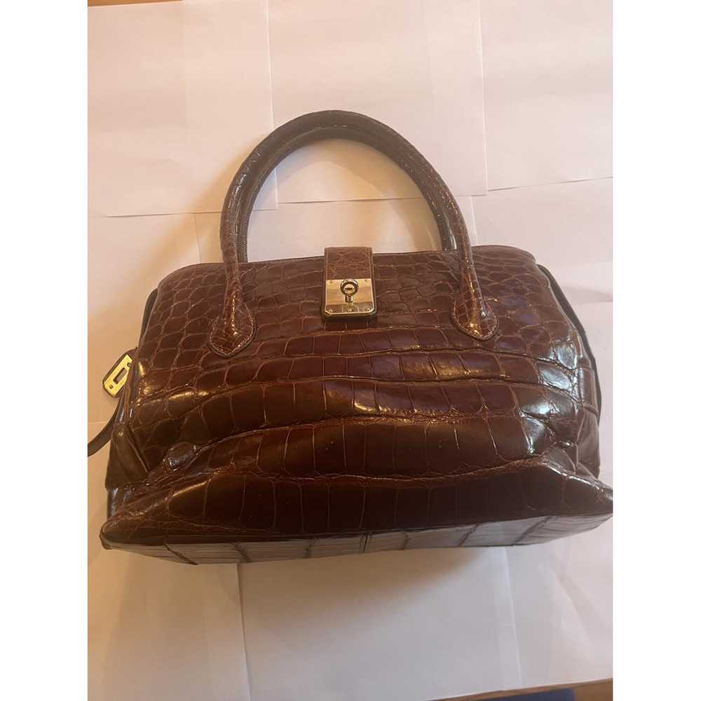 Mauro Governa Leather handbag - image 9
