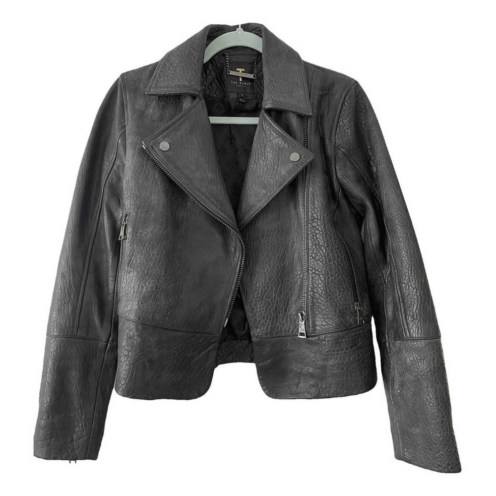 Ted Baker Leather biker jacket - image 1