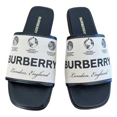 Burberry Cloth flip flops