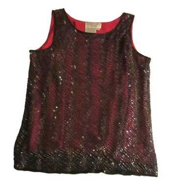 Vintage Papell Boutique Women's Beaded Evening Ta… - image 1