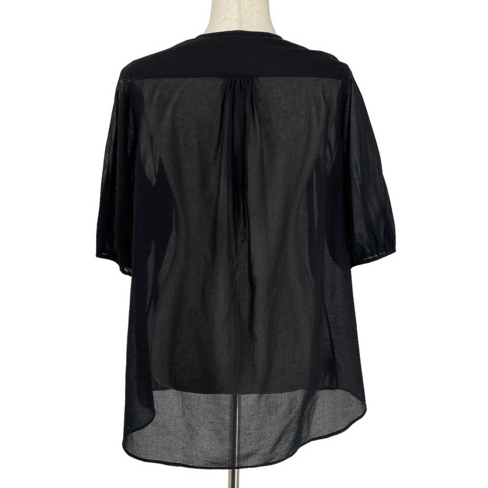 Jussara Lee Shirt Co Makers in America Blak Sheer… - image 3