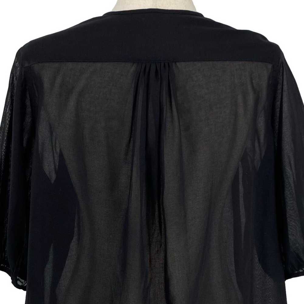 Jussara Lee Shirt Co Makers in America Blak Sheer… - image 8