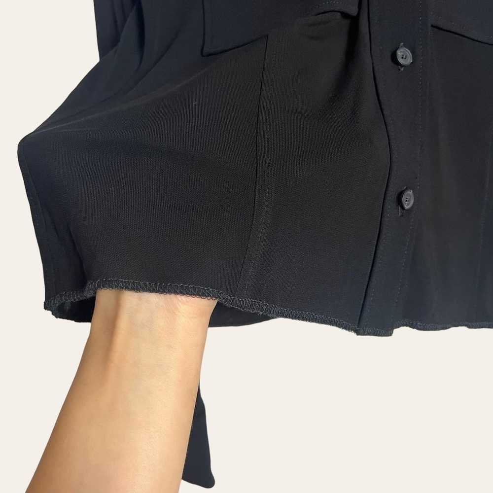 Proenza Schouler Matte Jersey Long Sleeve Button … - image 10