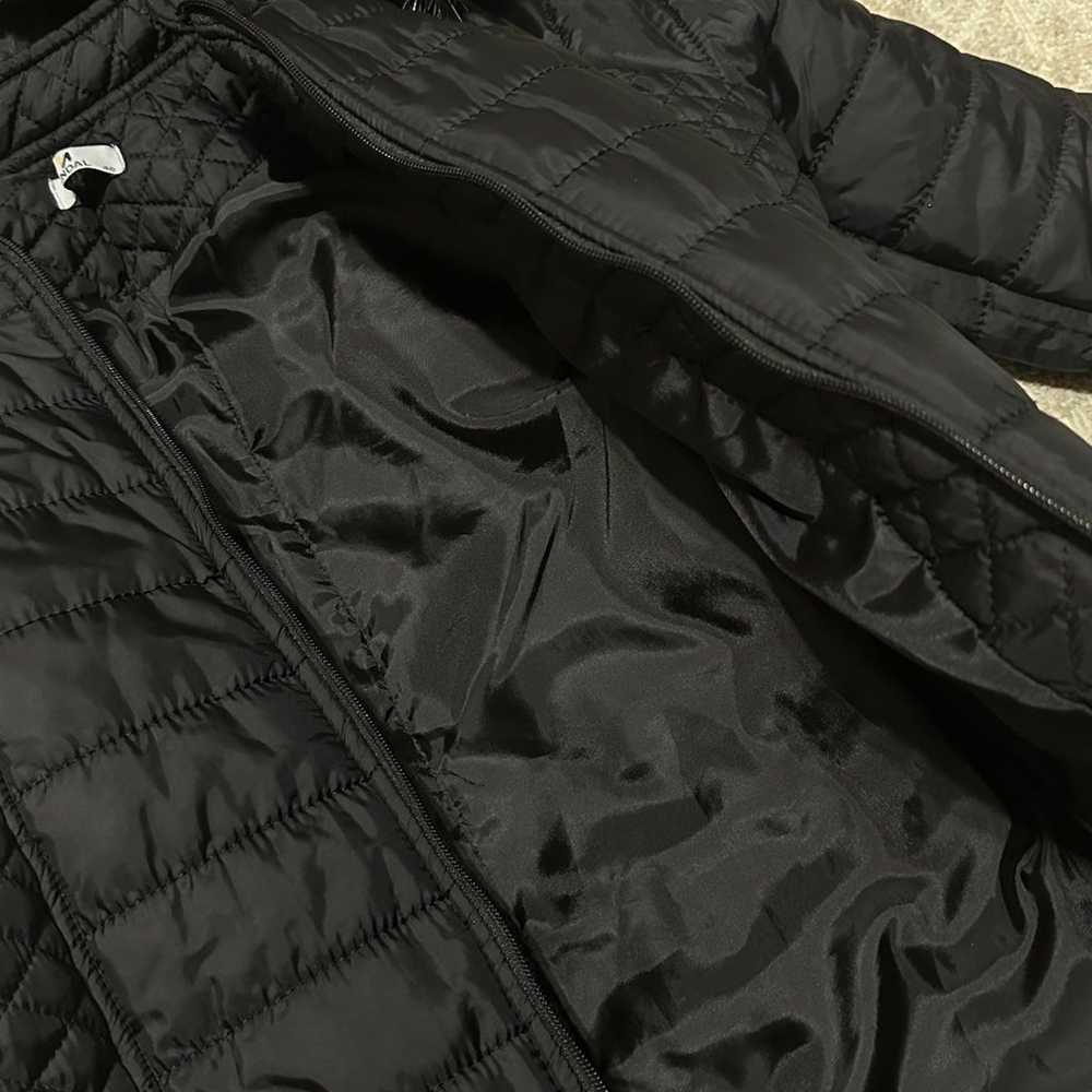 Black maxi long puffer jacket - image 7