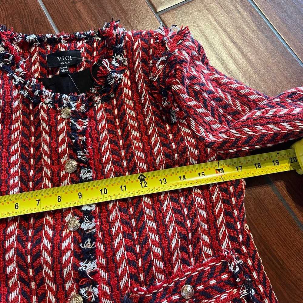 Women’s size small Vici Waltham tweed jacket - image 8