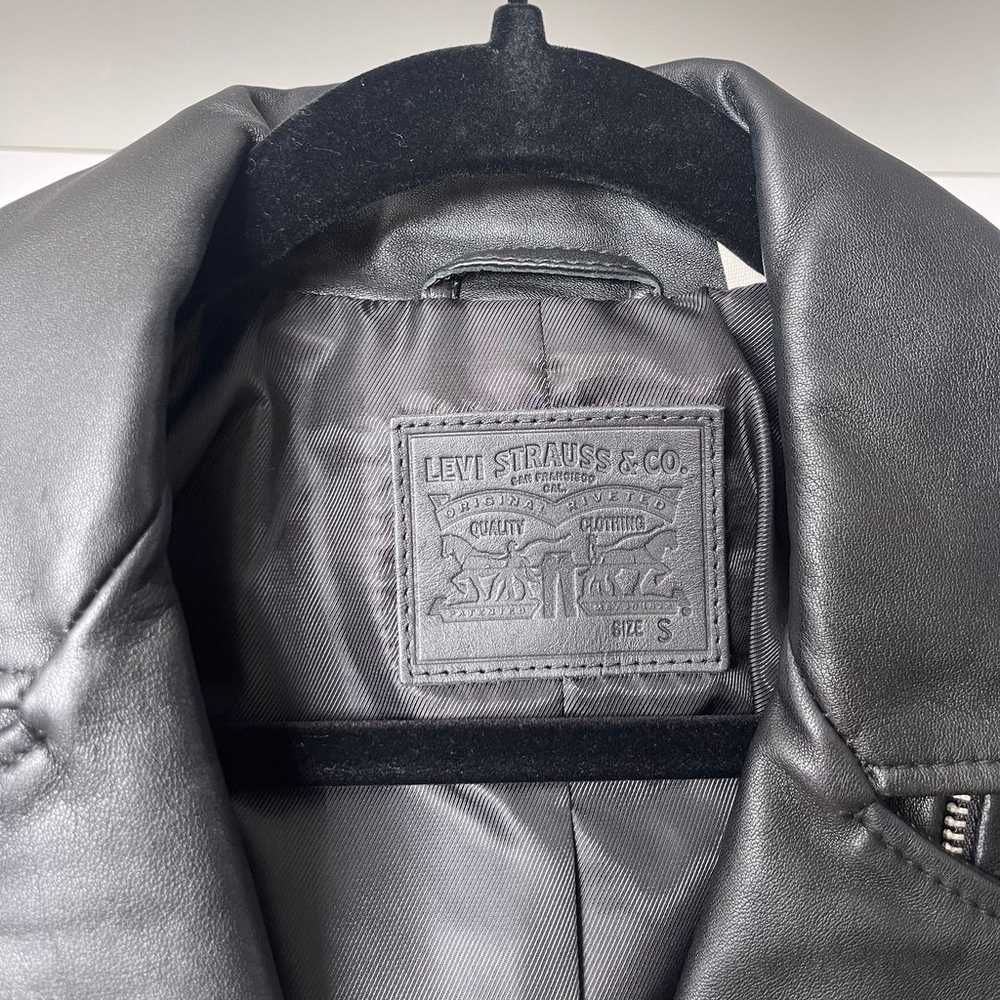 Levi’s Leather Moto Jacket - image 3