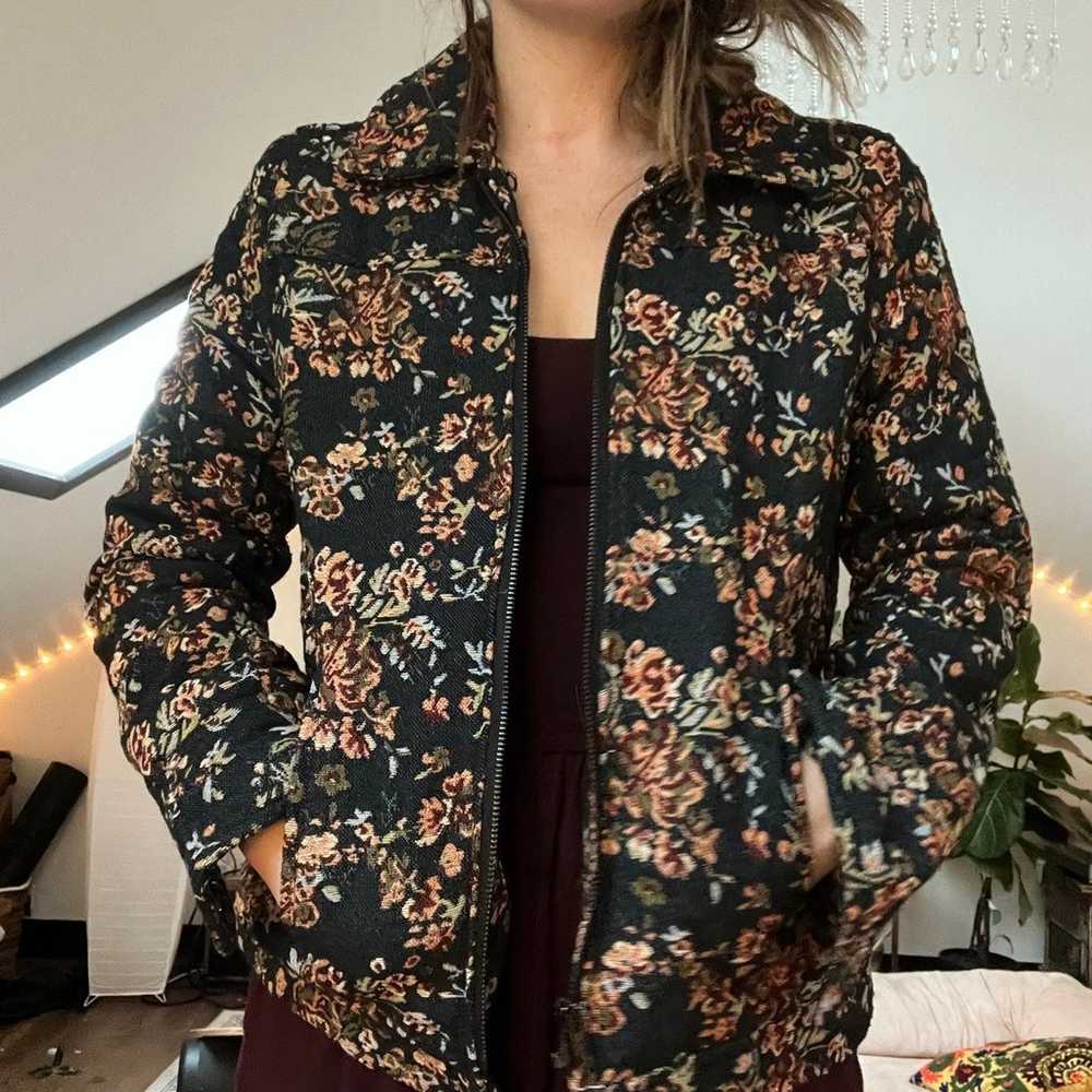 Floral tapestry jacket - image 1