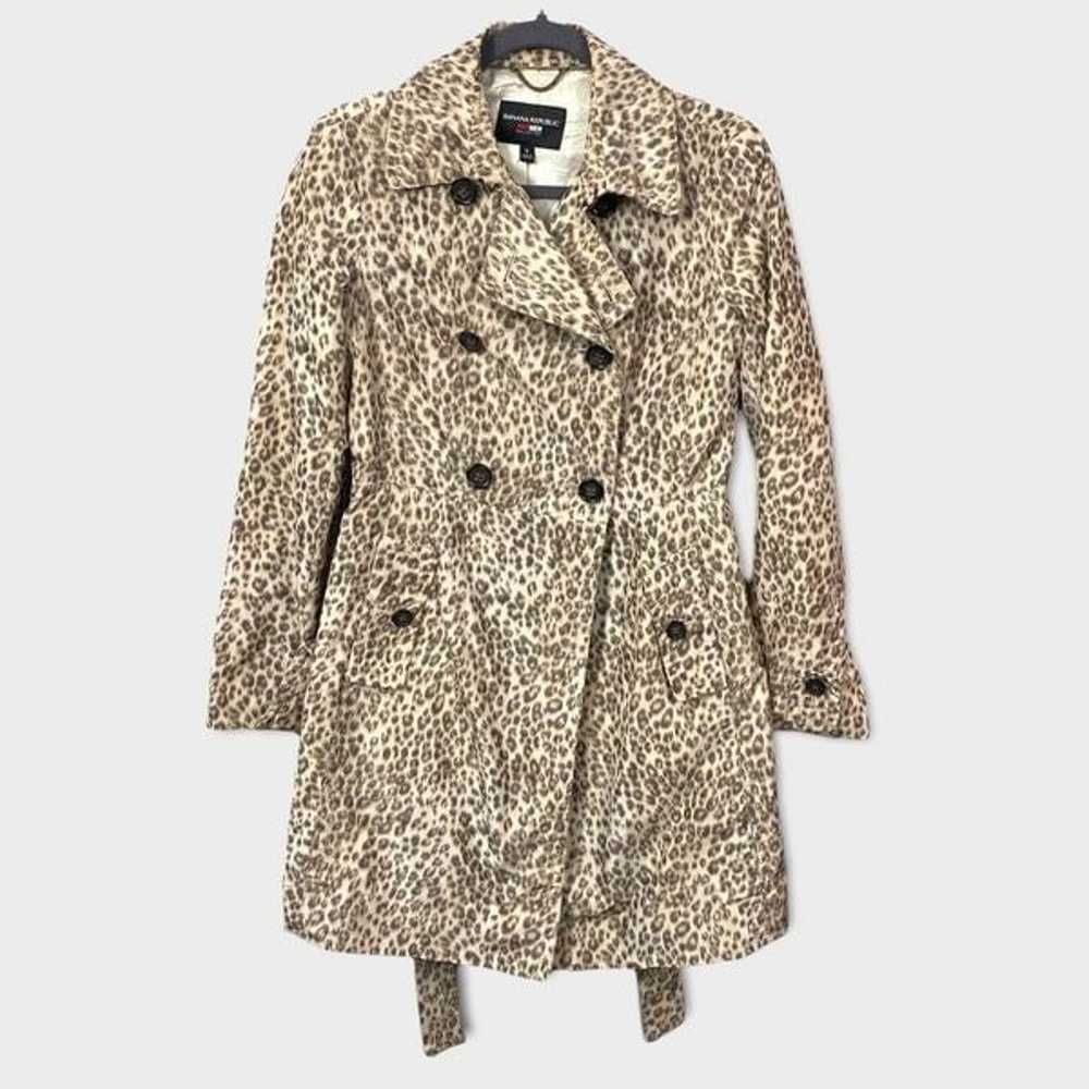 Banana Republic Mad Men Collection Leopard Trench - image 2