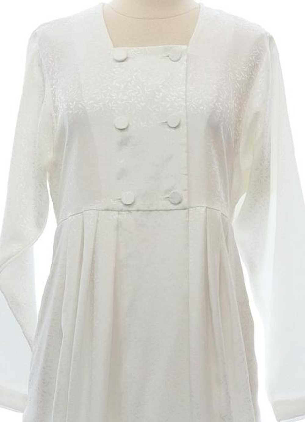 1990's White Elegance Dress - image 2