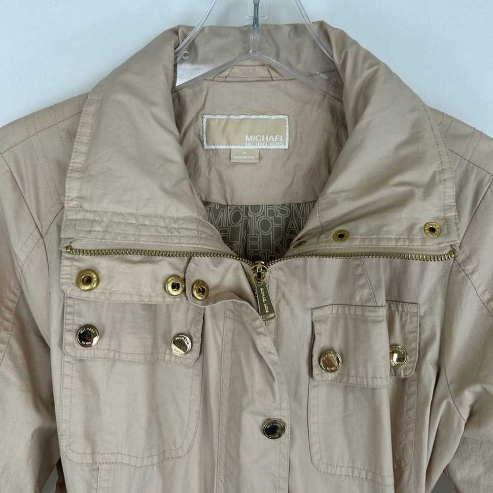 Michael Michael Kors Beige Short Jacket Wind Brea… - image 7