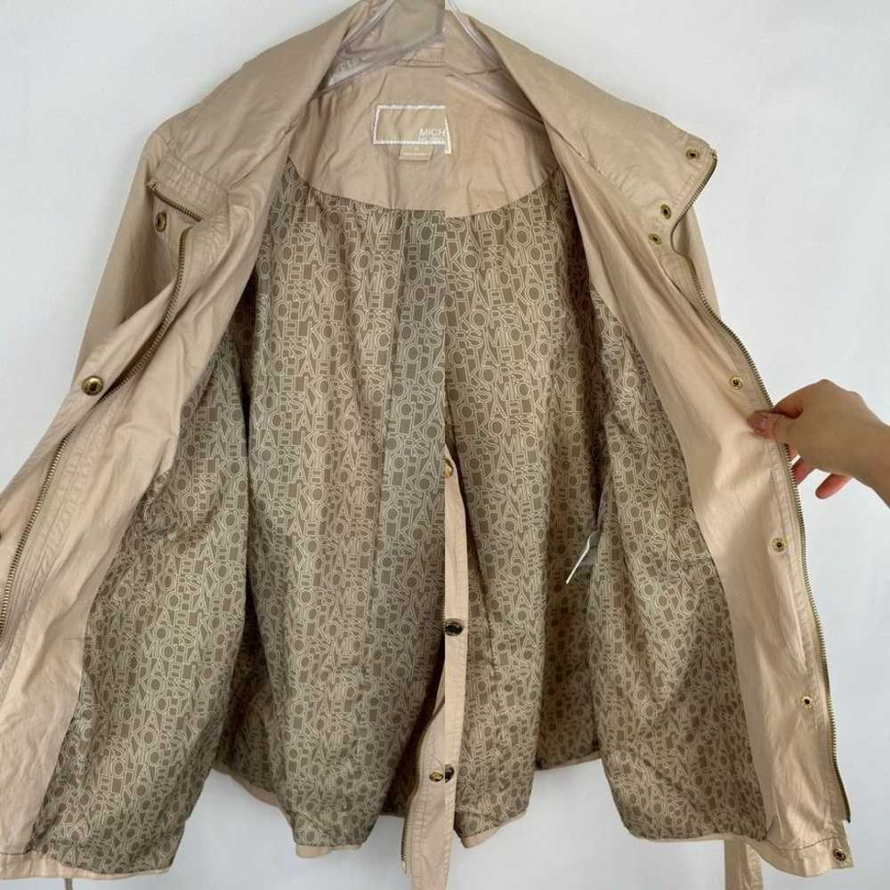 Michael Michael Kors Beige Short Jacket Wind Brea… - image 8