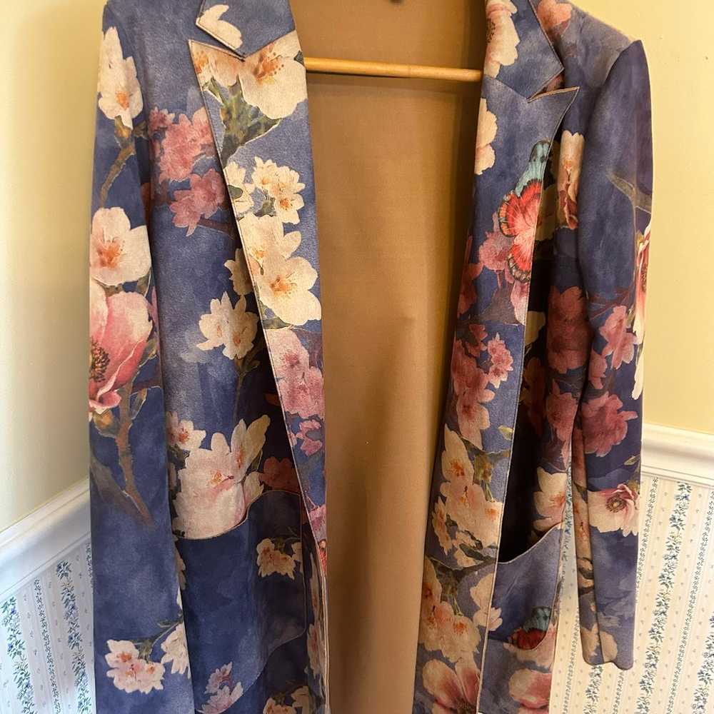 BRAND NEW WOT Solitaire Floral Blazer Jacket - image 5