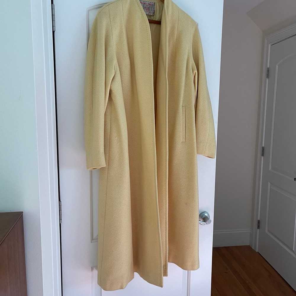 Vintage 1950s/1960s Peck & Peck Butter Yellow Woo… - image 2