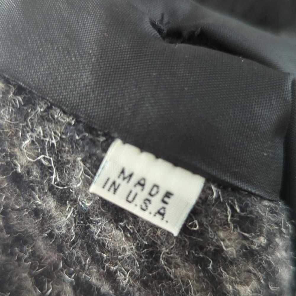 Vintage Women's Wool Long Coat Gray 8 classic pre… - image 12