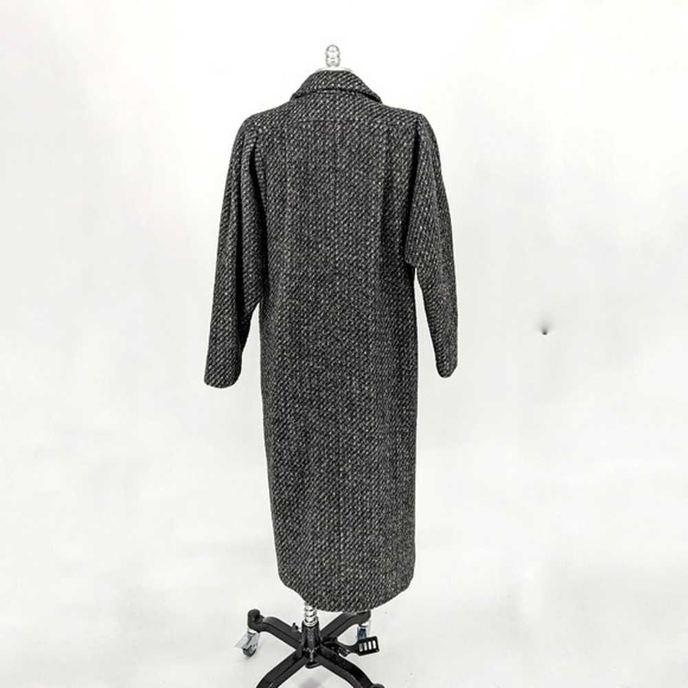 Vintage Women's Wool Long Coat Gray 8 classic pre… - image 2