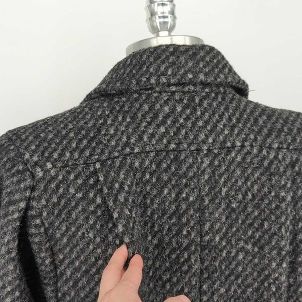 Vintage Women's Wool Long Coat Gray 8 classic pre… - image 4