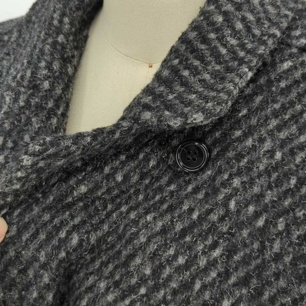 Vintage Women's Wool Long Coat Gray 8 classic pre… - image 7