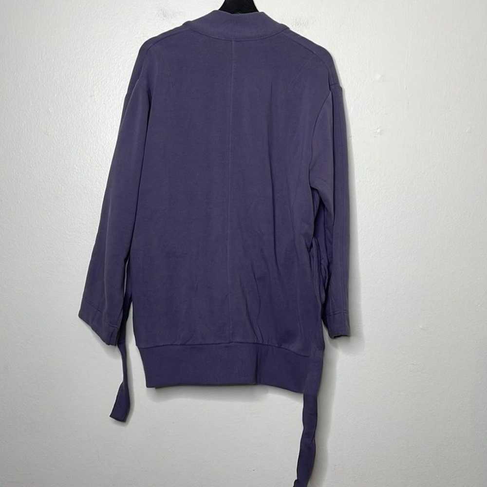 Athleta Cozy Belted Wrap Jacket Dusty Purple Wome… - image 5