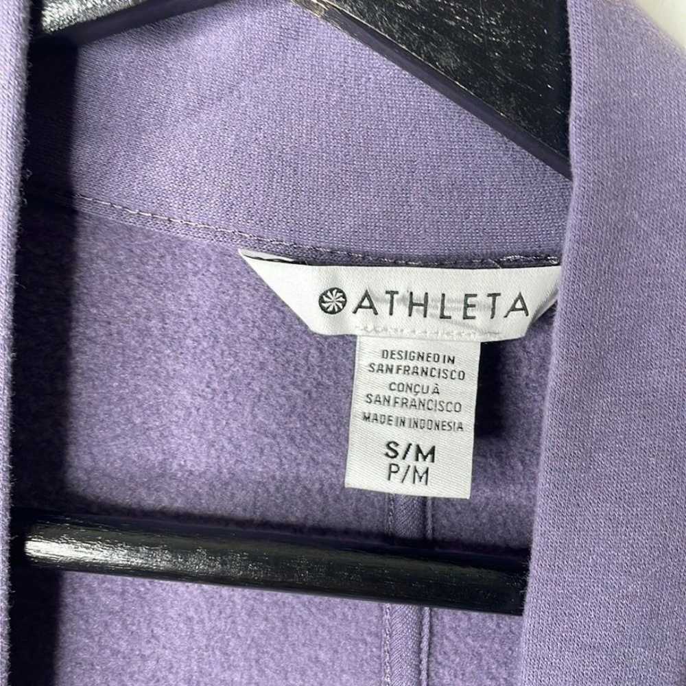 Athleta Cozy Belted Wrap Jacket Dusty Purple Wome… - image 9