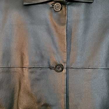 leather coat - image 1