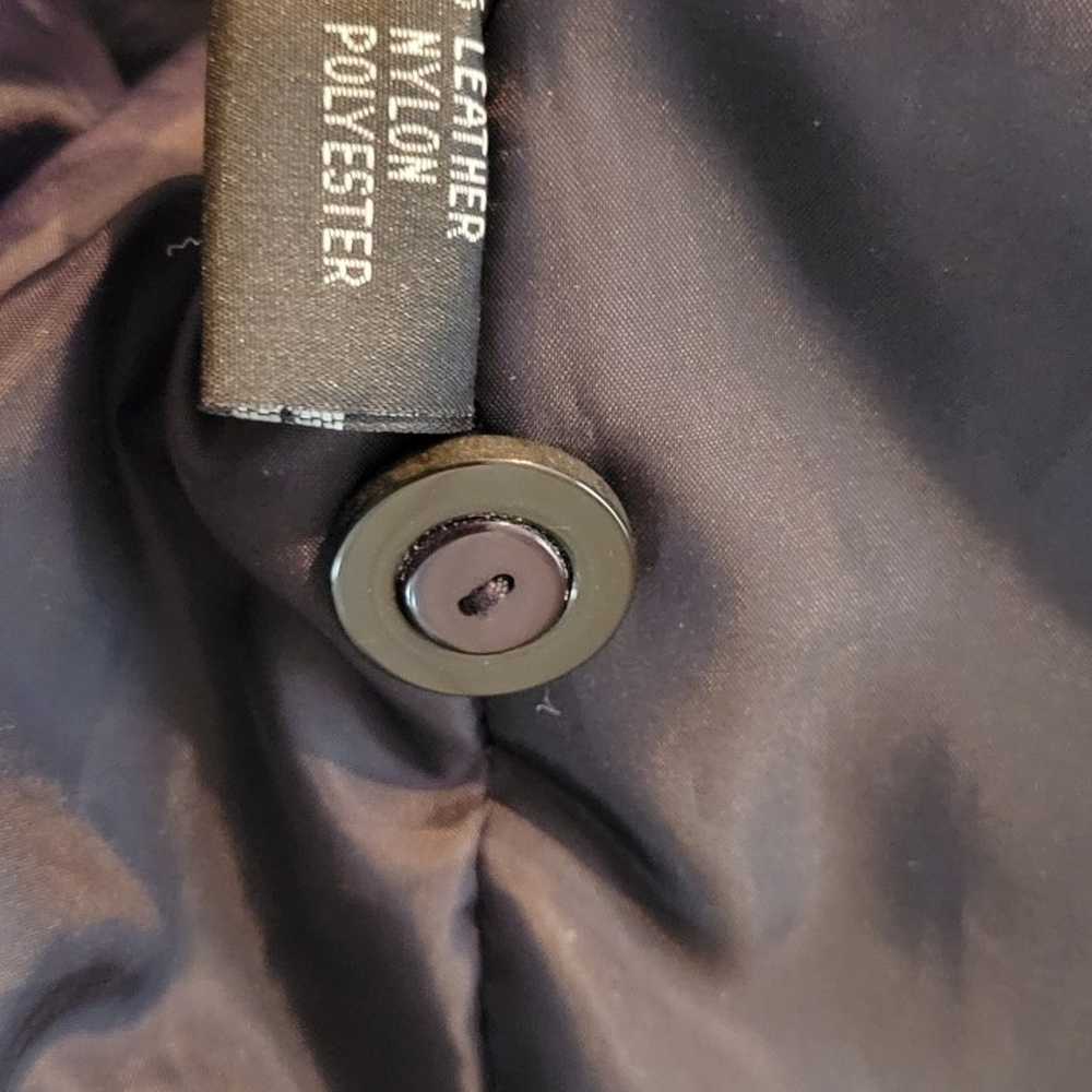 leather coat - image 7