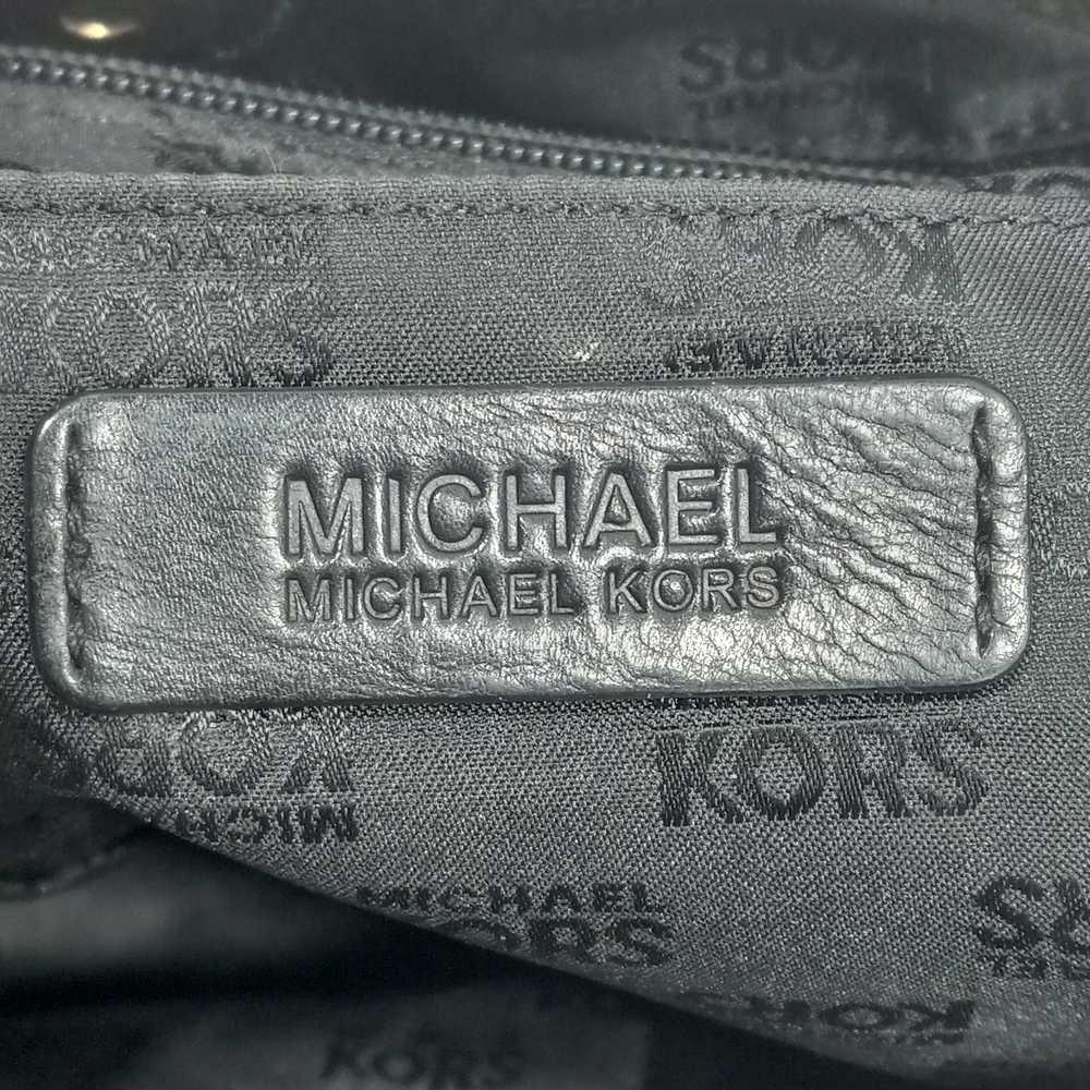 Michael Kors MK Monogram Pattern Shoulder Handbag - image 5