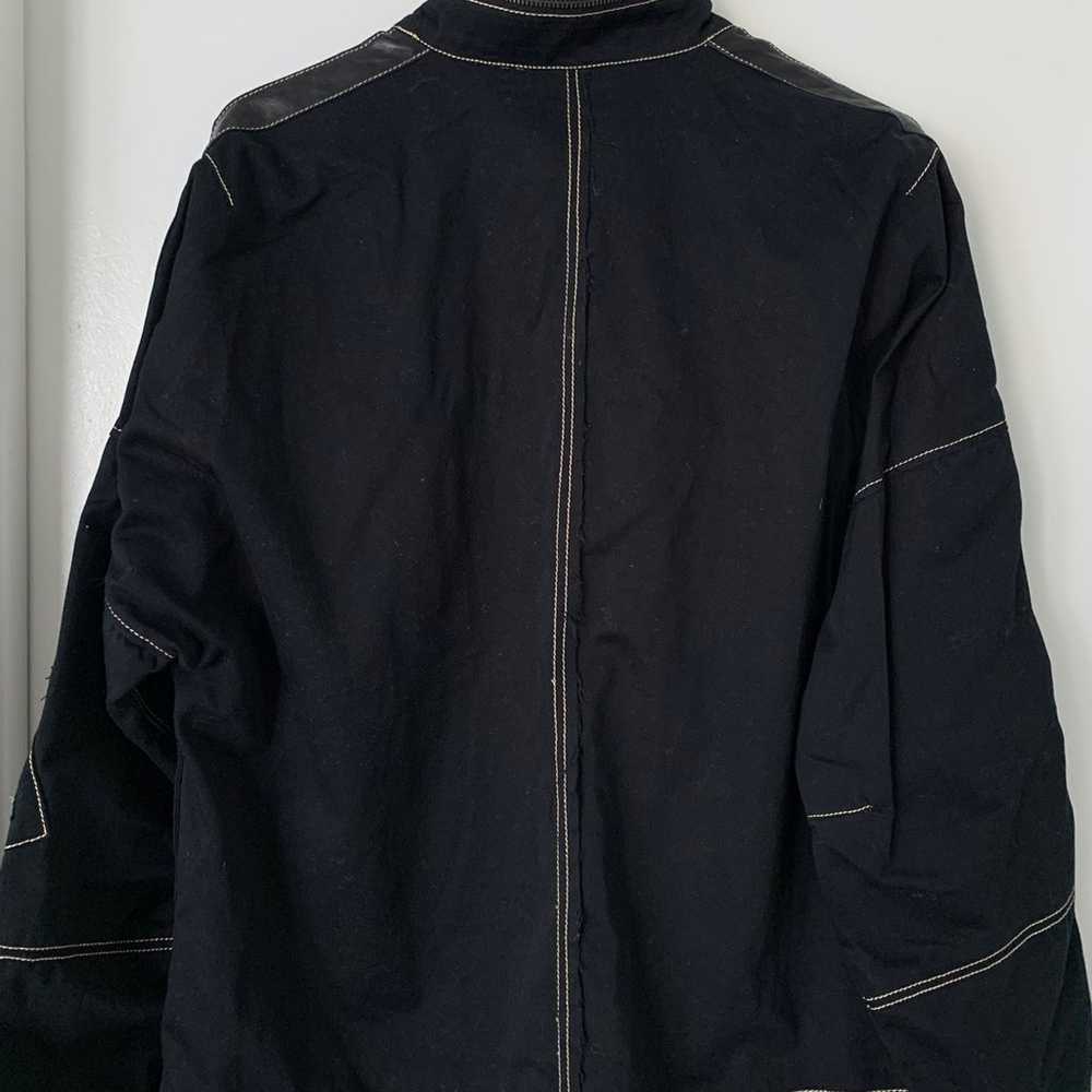 Jakett New York Jacket with leather pockets Sz M - image 2