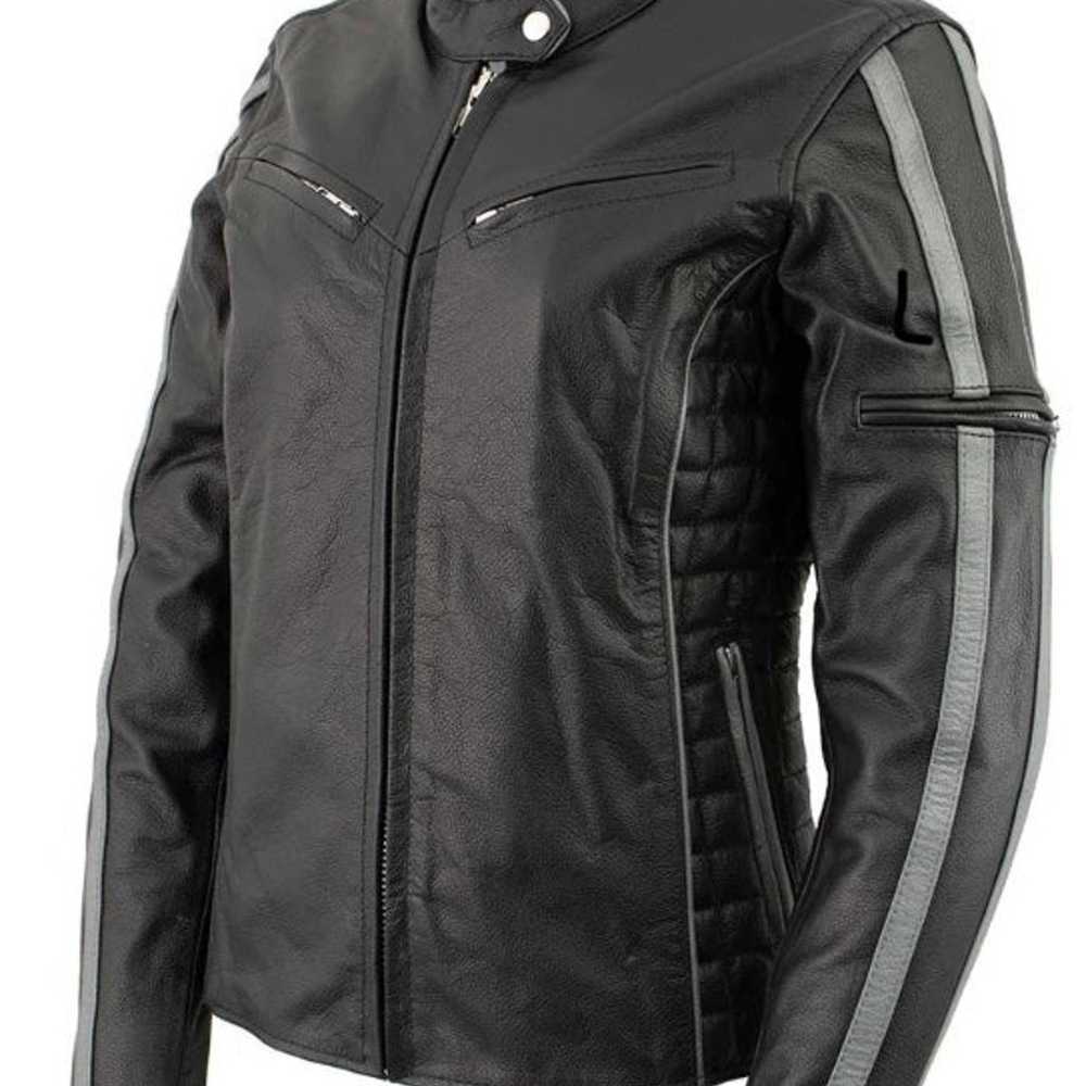 Leather Jacket Xelement Womens ‘Silver Fox’ Black… - image 1