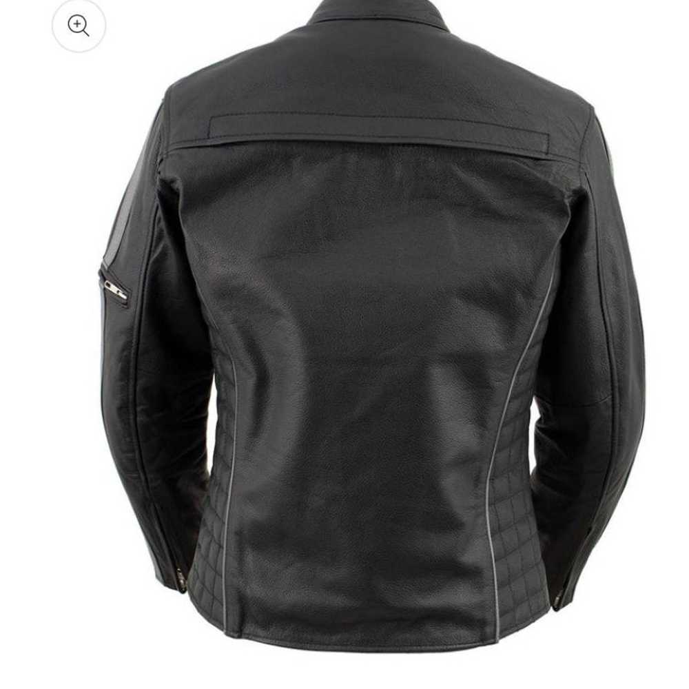 Leather Jacket Xelement Womens ‘Silver Fox’ Black… - image 8