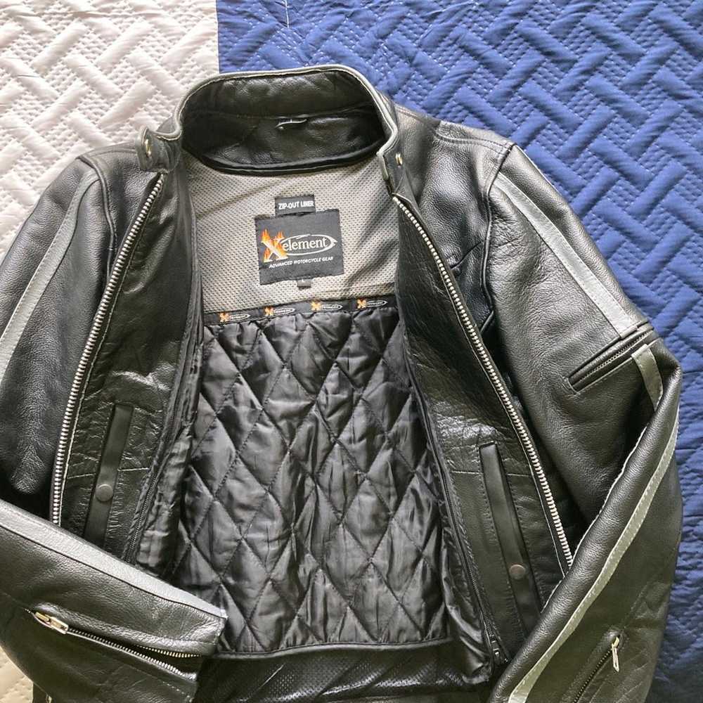 Leather Jacket Xelement Womens ‘Silver Fox’ Black… - image 9