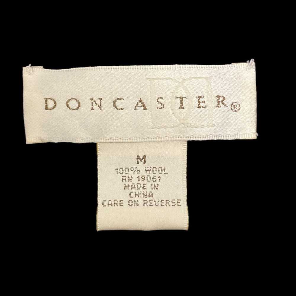 Doncaster Wide Lapel Open Wool Blazer Navy Size M… - image 6