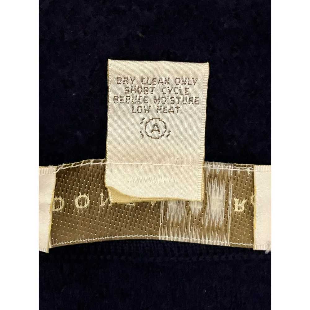 Doncaster Wide Lapel Open Wool Blazer Navy Size M… - image 7
