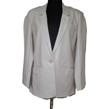 Steve Madden Vegan Leather Blazer size Large NWOT - image 1