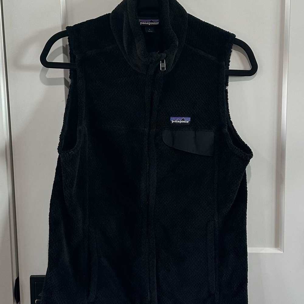 Patagonia Black Vest ~ Women's Large - image 1