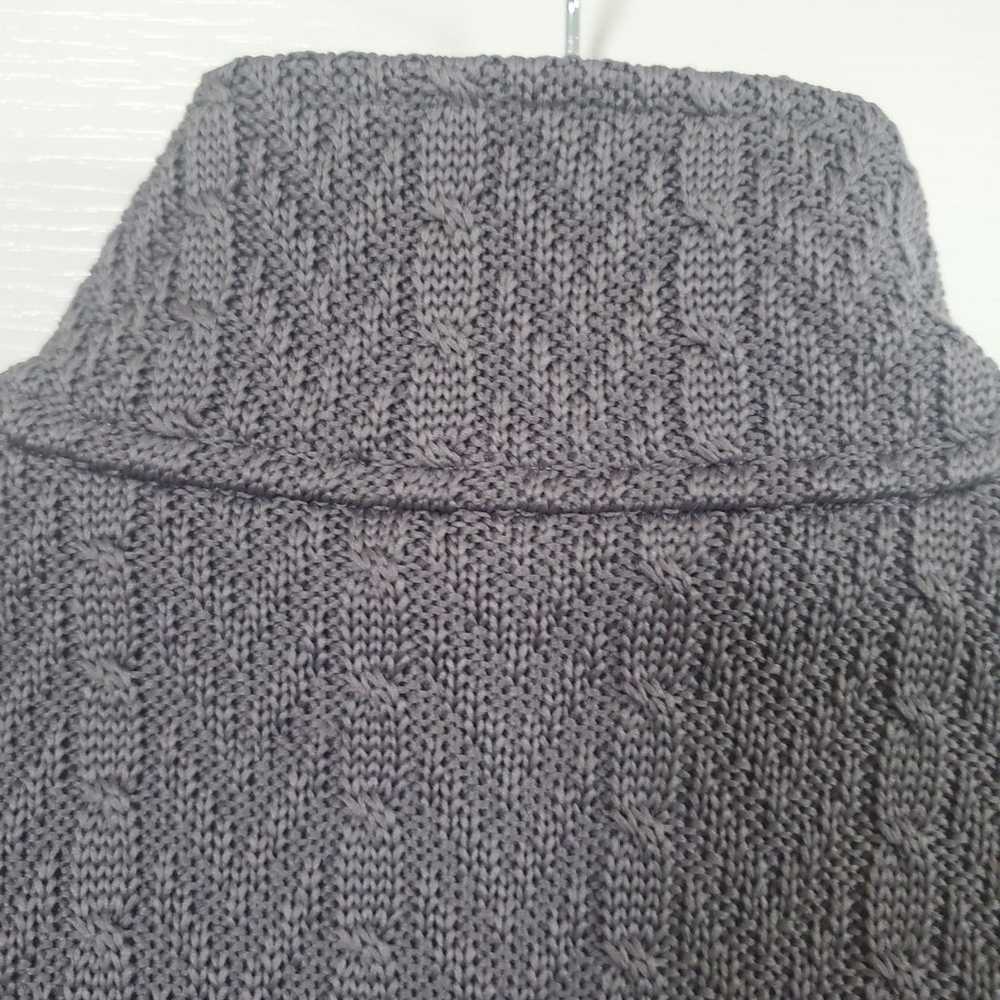 Spyder Cable Knit Stryke Grey Full-Zip Knit Fleec… - image 11