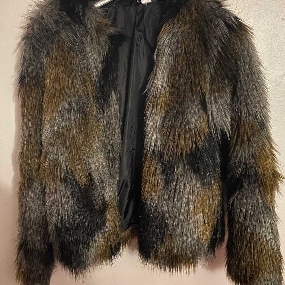 Faux fur jacket - image 1