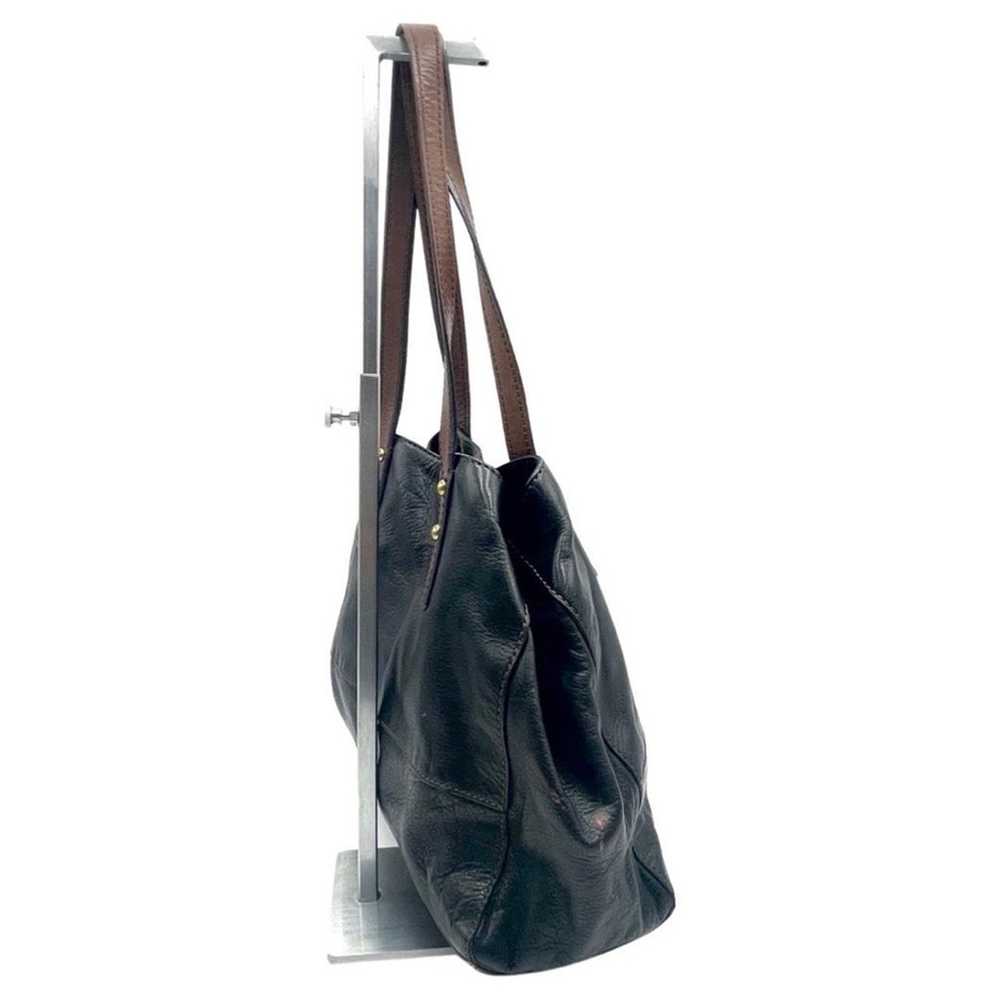 FOSSIL women's black leather shoulder bag VINTAGE - image 3