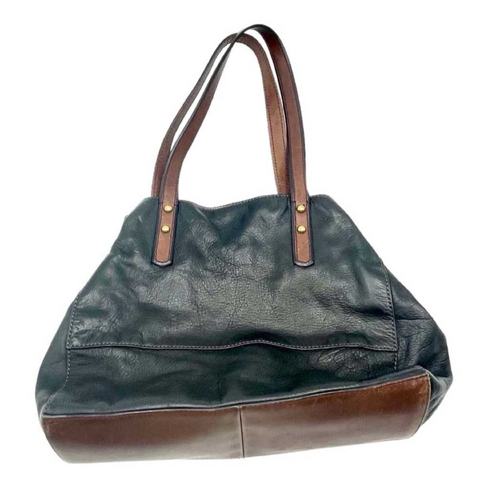 FOSSIL women's black leather shoulder bag VINTAGE - image 9