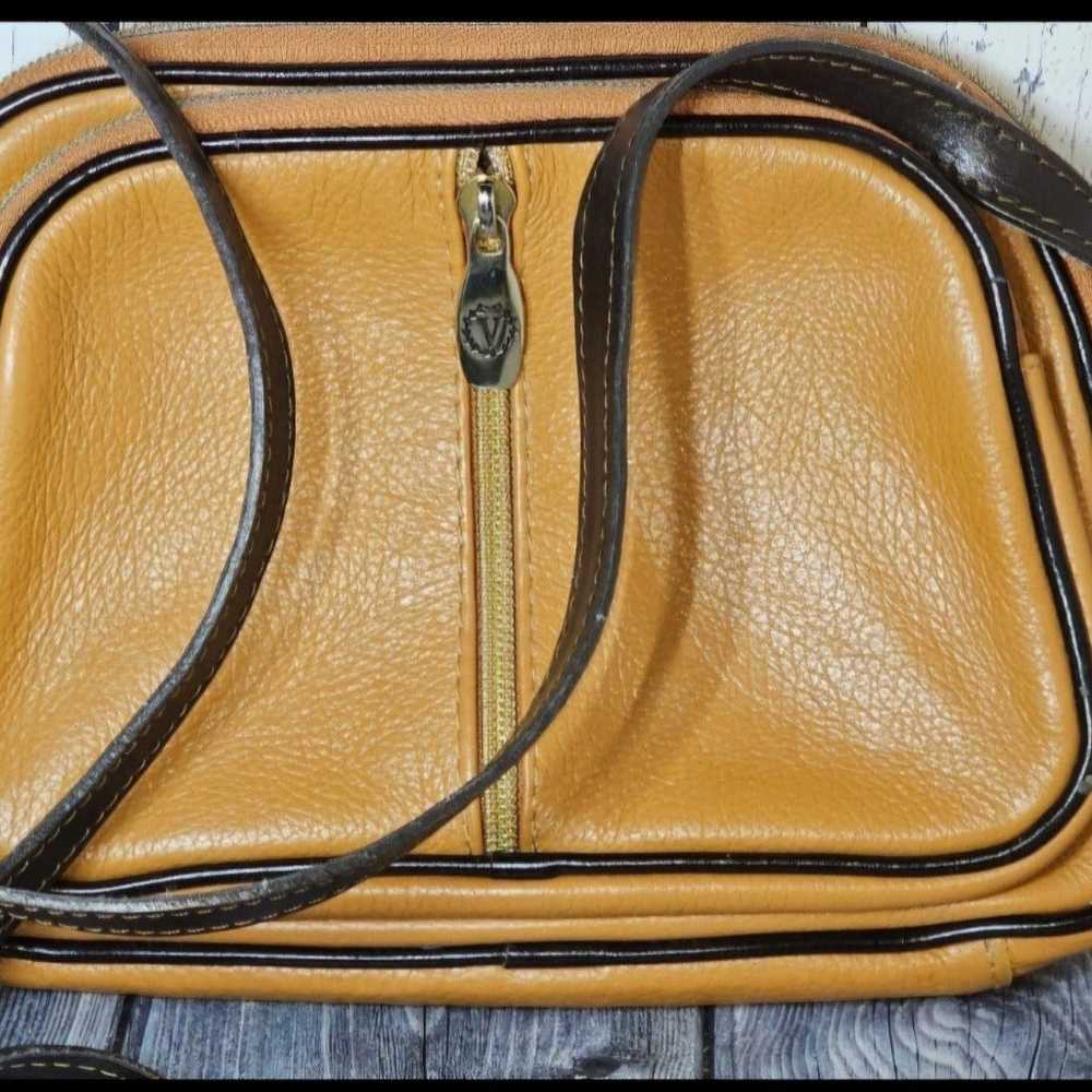 Vintage Valentina crossbody bag leather - image 4