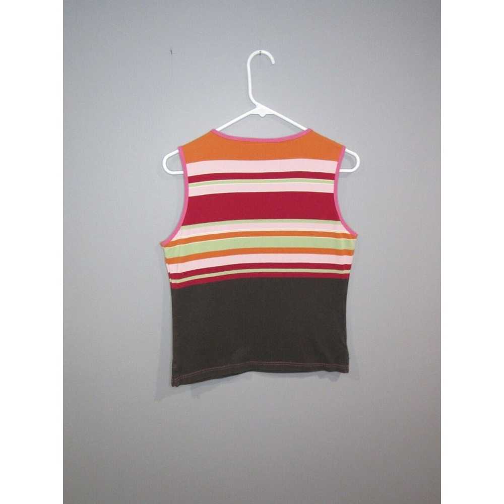Y2K Womens 2004 GAP Factory Store Striped 100% Co… - image 12