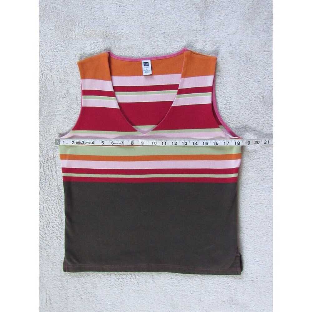 Y2K Womens 2004 GAP Factory Store Striped 100% Co… - image 2