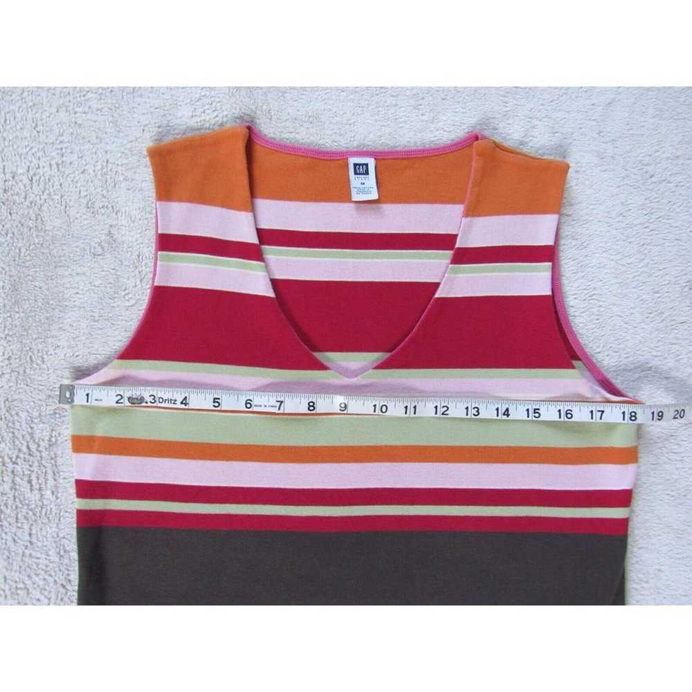Y2K Womens 2004 GAP Factory Store Striped 100% Co… - image 3
