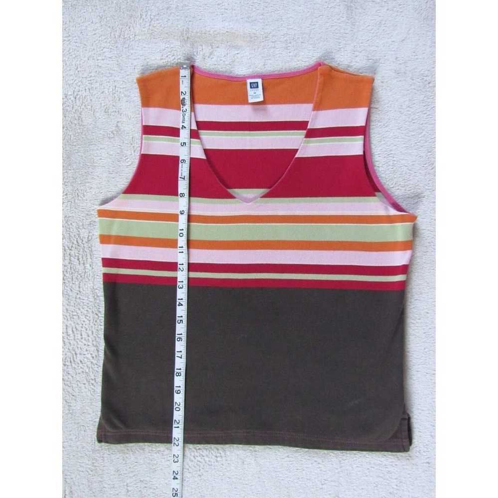 Y2K Womens 2004 GAP Factory Store Striped 100% Co… - image 4