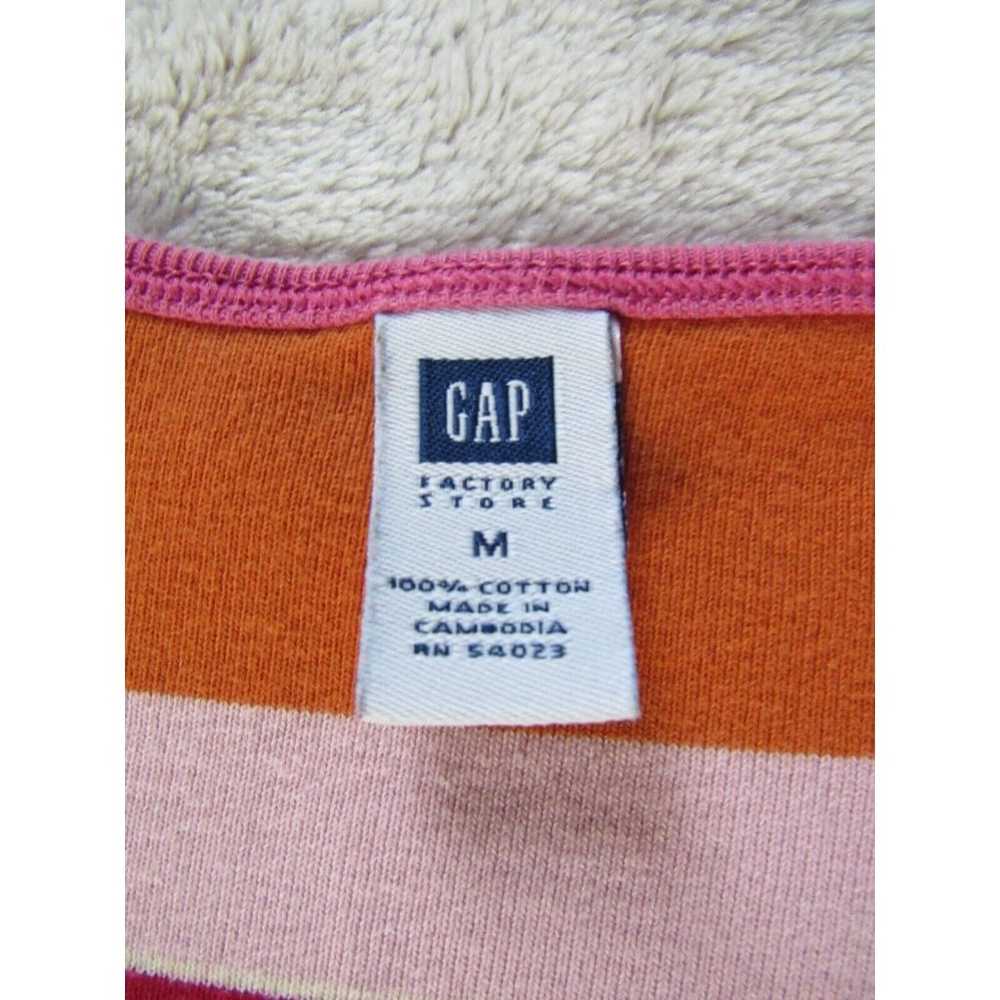 Y2K Womens 2004 GAP Factory Store Striped 100% Co… - image 6