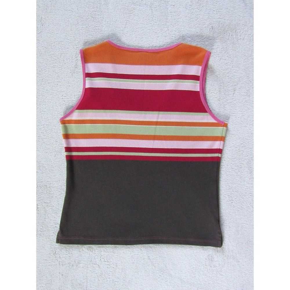Y2K Womens 2004 GAP Factory Store Striped 100% Co… - image 9
