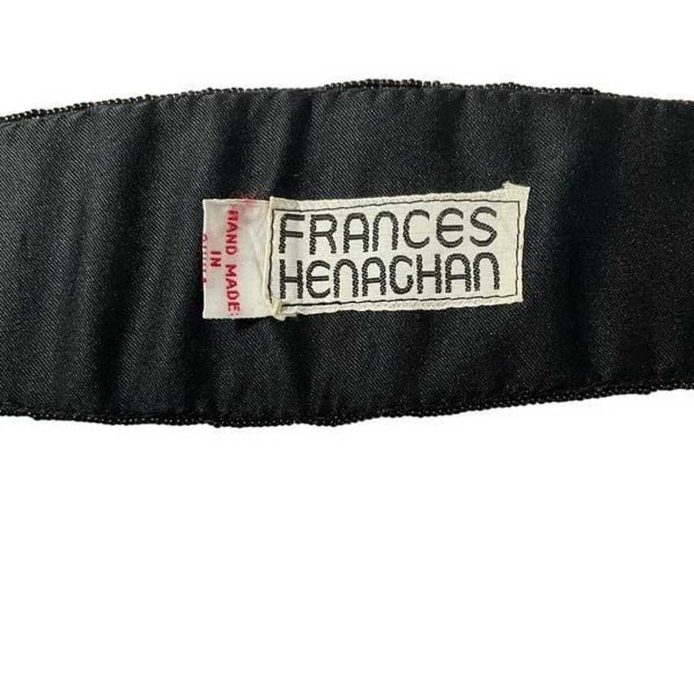 Vintage Frances Henaghan Belt Tie Waist Black Yel… - image 4