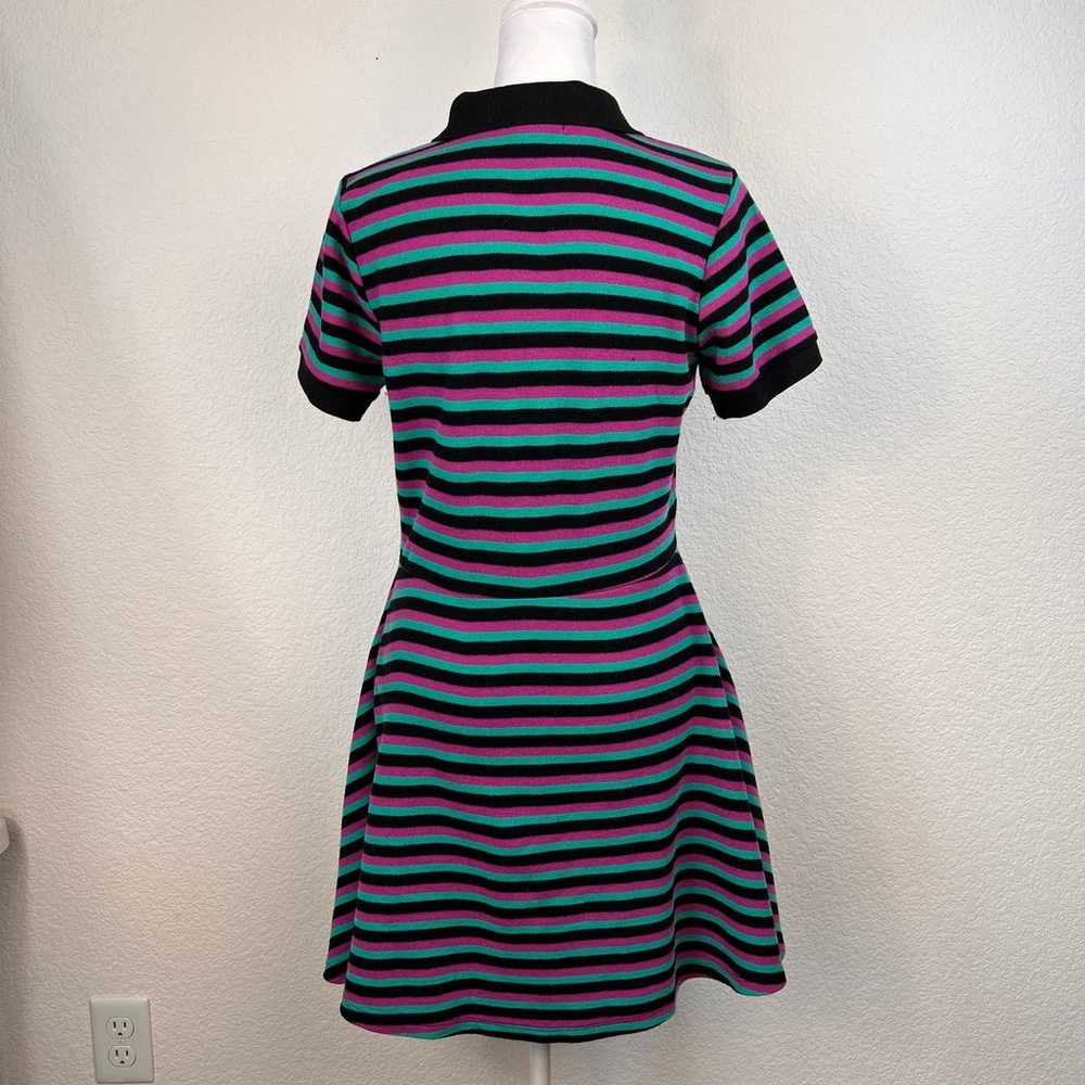 HOT TOPIC Dress WOMENS Small Stripped Pink Black … - image 10
