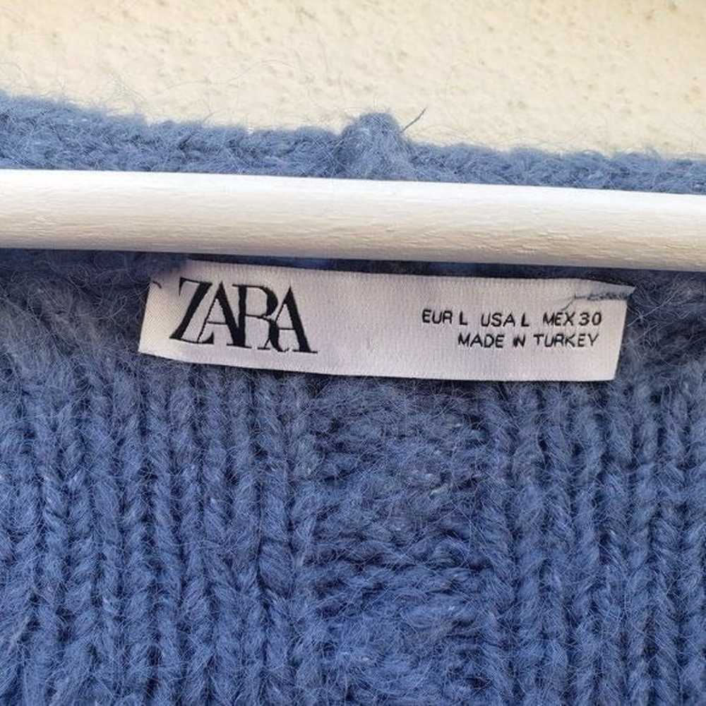 Vintage ZARA Women Jewel Button Cable Knit Cardig… - image 6